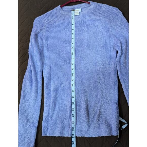 Super soft light purple chanille long sleeve sweater by Arizona size XL - Picture 6 of 7